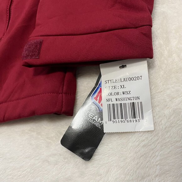 NWT Washington Football Team NFL Team Apparel 3 Layer Soft Shell Jacket XL - Picture 4 of 13